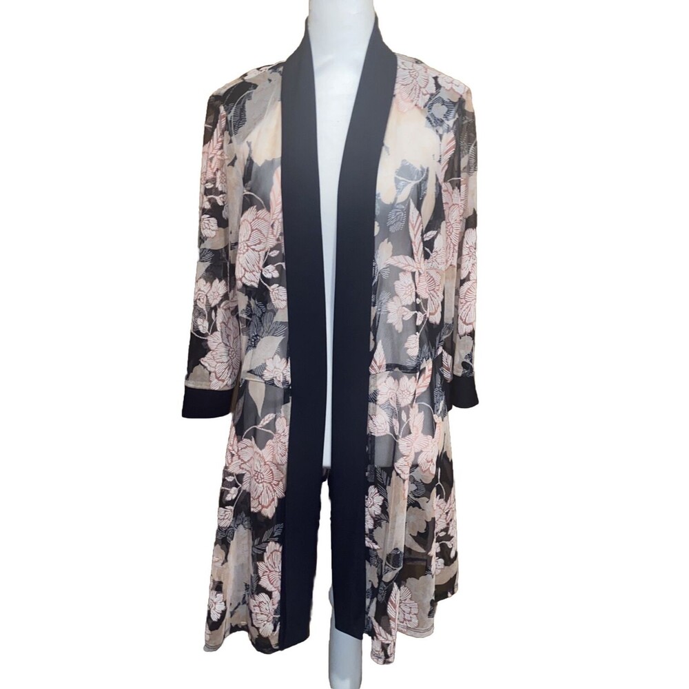 R&M Richard’s Cardigan Women's Size 18W Beautiful Sheer Woman’s Spring
